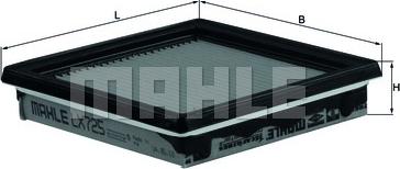 MAHLE LX 725 - Filtro aria www.autoricambi360.it