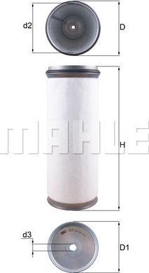 MAHLE LXS 47 - Filtro aria secondaria www.autoricambi360.it