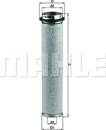 MAHLE LXS 5/1 - Filtro aria secondaria www.autoricambi360.it