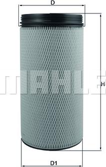 MAHLE LXS 300 - Filtro aria secondaria www.autoricambi360.it