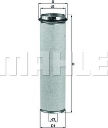 MAHLE LXS 37/1 - Filtro aria secondaria www.autoricambi360.it
