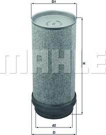 MAHLE LXS 282 - Filtro aria secondaria www.autoricambi360.it