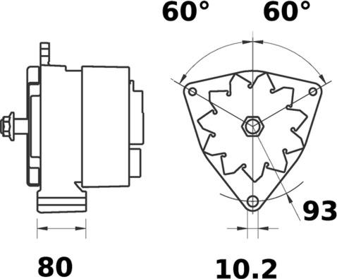 MAHLE MG 1205 - Alternatore www.autoricambi360.it