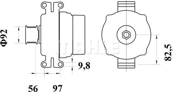 MAHLE MG 799 - Alternatore www.autoricambi360.it