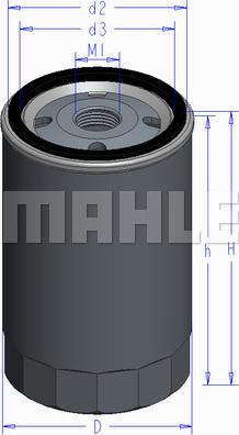 MAHLE OC 489 - Filtro olio www.autoricambi360.it
