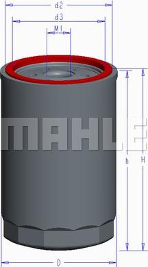 MAHLE OC 599 - Filtro olio www.autoricambi360.it