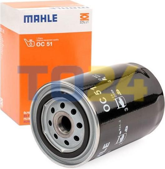 MAHLE OC 51 - Filtro olio www.autoricambi360.it