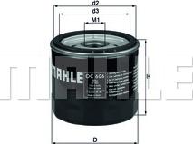 MAHLE OC 606 - Filtro olio www.autoricambi360.it