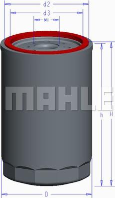MAHLE OC 608 - Filtro olio www.autoricambi360.it
