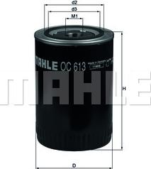 MAHLE OC 613 - Filtro olio www.autoricambi360.it