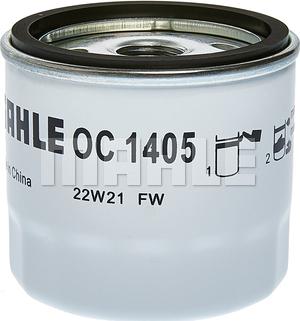 MAHLE OC 1405 - Filtro olio www.autoricambi360.it
