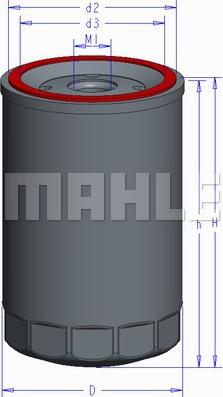 MAHLE OC 895 - Filtro olio www.autoricambi360.it