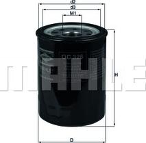 MAHLE OC 326 - Filtro olio www.autoricambi360.it