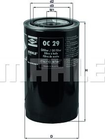 MAHLE OC 29 - Filtro olio www.autoricambi360.it