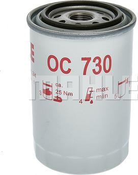 MAHLE OC 730 - Filtro olio www.autoricambi360.it