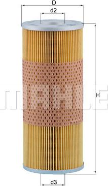 MAHLE OX 56 - Filtro olio www.autoricambi360.it