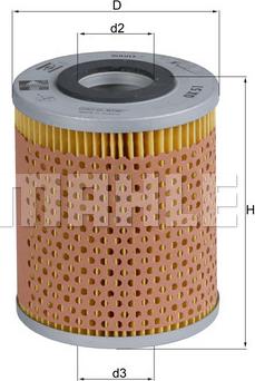 MAHLE OX 51 - Filtro olio www.autoricambi360.it