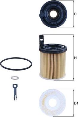 MAHLE OX 1121D - Filtro olio www.autoricambi360.it