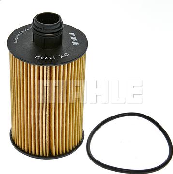 MAHLE OX 1179D - Filtro olio www.autoricambi360.it