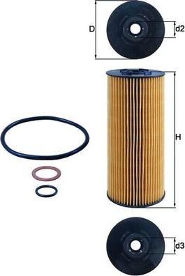 MAHLE OX 137D2 - Filtro olio www.autoricambi360.it