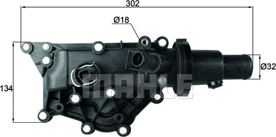 MAHLE TH 59 83 - Termostato, Refrigerante www.autoricambi360.it