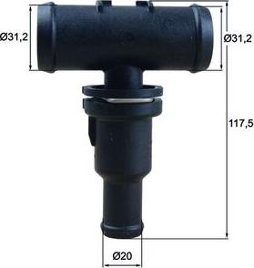 MAHLE TH 53 75 - Termostato, Refrigerante www.autoricambi360.it