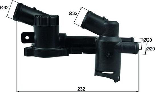 MAHLE TH 52 - Termostato, Refrigerante www.autoricambi360.it