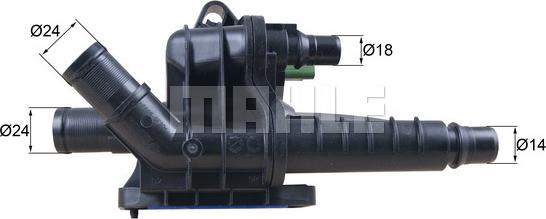 MAHLE TH 66 83 - Termostato, Refrigerante www.autoricambi360.it