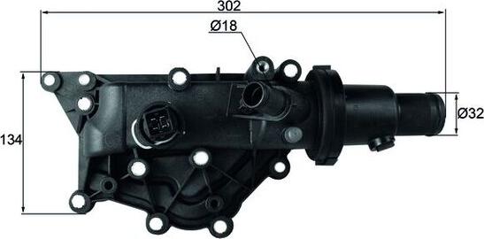 MAHLE TH 60 89 - Termostato, Refrigerante www.autoricambi360.it