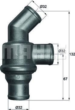 MAHLE TH 16 80 - Termostato, Refrigerante www.autoricambi360.it