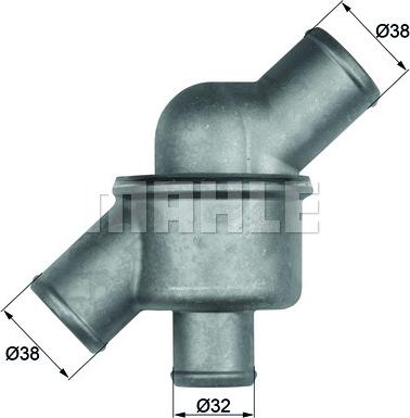 MAHLE TH 34 80 - Termostato, Refrigerante www.autoricambi360.it