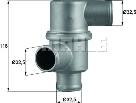 MAHLE TH 37 80 - Termostato, Refrigerante www.autoricambi360.it