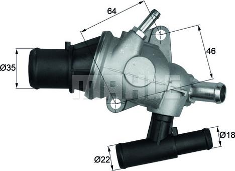 MAHLE TH 29 88 - Termostato, Refrigerante www.autoricambi360.it