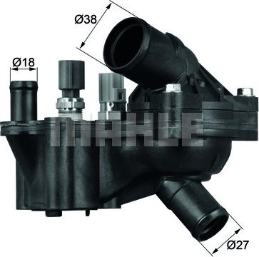 MAHLE TH 7 92 - Termostato, Refrigerante www.autoricambi360.it