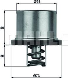 MAHLE THD 1 65 - Termostato, Refrigerante www.autoricambi360.it