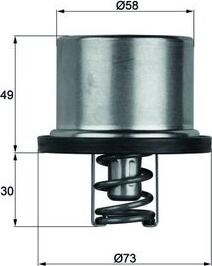 MAHLE THD 1 79 - Termostato, Refrigerante www.autoricambi360.it