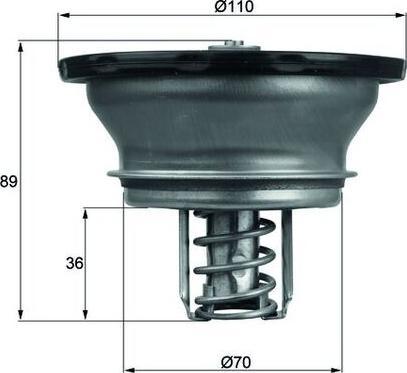 MAHLE THD 3 82 - Termostato, Refrigerante www.autoricambi360.it
