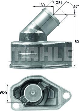 MAHLE TI 9 92 - Termostato, Refrigerante www.autoricambi360.it