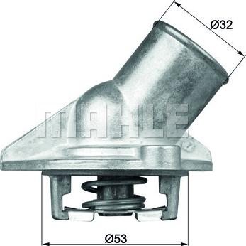MAHLE TI 56 87D - Termostato, Refrigerante www.autoricambi360.it
