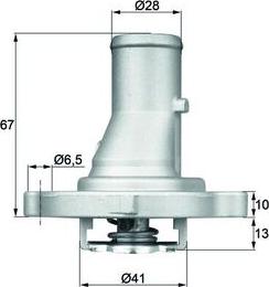 MAHLE TI 68 87D - Termostato, Refrigerante www.autoricambi360.it