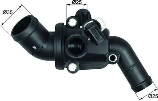 MAHLE TI 14 87 - Termostato, Refrigerante www.autoricambi360.it