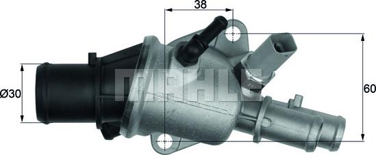 MAHLE TI 156 88 - Termostato, Refrigerante www.autoricambi360.it