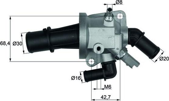 MAHLE TI 153 88 - Termostato, Refrigerante www.autoricambi360.it