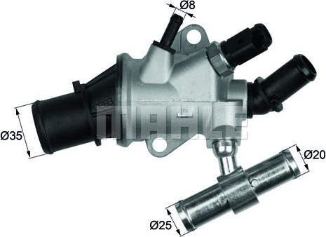 MAHLE TI 157 88 - Termostato, Refrigerante www.autoricambi360.it
