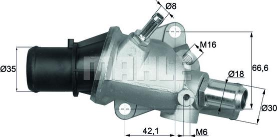 MAHLE TI 138 88 - Termostato, Refrigerante www.autoricambi360.it