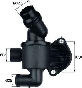 MAHLE TI 34 87 - Termostato, Refrigerante www.autoricambi360.it