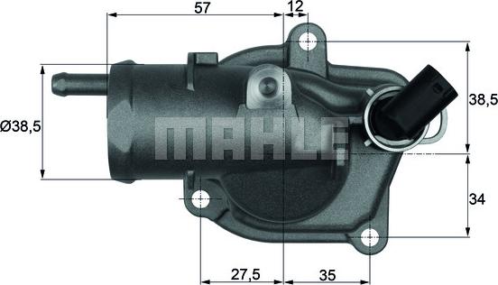 MAHLE TI 31 87 - Termostato, Refrigerante www.autoricambi360.it