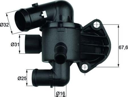 MAHLE TI 33 87 - Termostato, Refrigerante www.autoricambi360.it