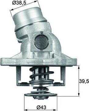 MAHLE TI 32 88 - Termostato, Refrigerante www.autoricambi360.it