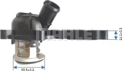 MAHLE TI 299 88 - Termostato, Refrigerante www.autoricambi360.it
